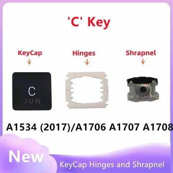 A1706 A1707 A1708 Mektup tuşları C Keycaps Menteşeleri Beyaz Kelebek Klipler Macbook Pro Retina 13 İçin
