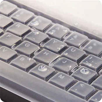 Yeni 1 ADET evrensel silikon Masaüstü bilgisayar klavye kapak cilt Koruyucu Film kapak