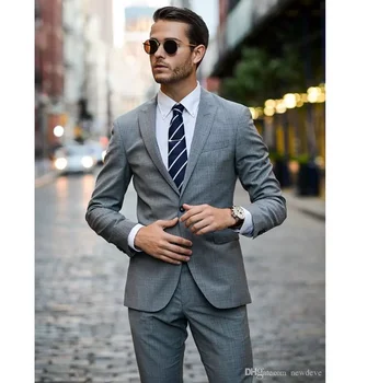 Blazer Erkekler İçin Katı Takım Elbise Ceket Pantolon Düğün 2 Parça Ziyafet İtalyan Slim Fit Parti Elbise Tasarımcısı Custom Made Homme