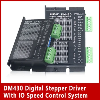 1 adet / grup DM430 Dijital Step Sürücü IO Hız Kontrol Sistemi İle Nema8 Nema11 Nema17 Step Motor