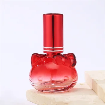 12ml Yavru Renkli Cam Parfüm Şişesi Taşınabilir Mini Sprey Şişesi örnek kozmetik dağıtım şişesi Doldurulabilir Boş Şişe