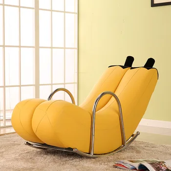 Yaratıcı tek tembel kanepe, muz recliner, sallanan sandalye, sallanan sandalye, kişilik sevimli, yatak odası modern küçük daire kanepe