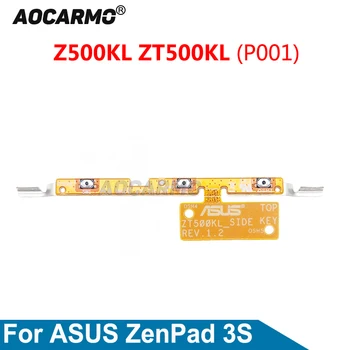 Aocarmo ASUS ZenPad 3S Z500KL ZT500KL P001 Güç Açık Kapalı Ses Düğmesi Flex Kablo Yedek Parçaları