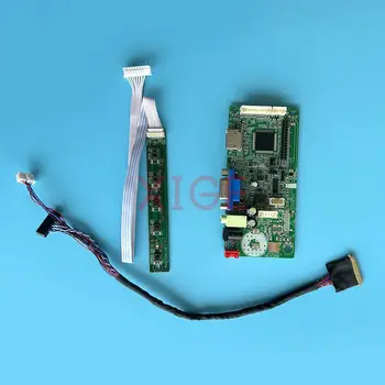 LCD Ekran Denetleyici sürücü panosu Fit LP140WH8-TLA1 / TLC1 / TLD1 VGA 40-Pin LVDS Kiti 1366 * 768 14 
