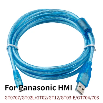 Uygun Panasonic Dokunmatik Panel HMI GT0707 / GT02L / GT02 / GT12 / GT03-E / GT704 / 703 Serisi USB Bağlantı Noktası Programlama kablosu