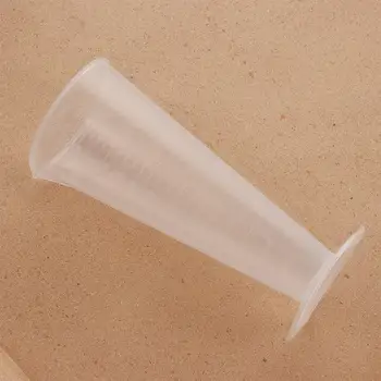 100ml Ölçüm Kabı Şeffaf Plastik ölçüm kabı Otel Bar Sürahi dekantör şişe ağzı Silindir Kullanımlık Mutfak ölçme aracı