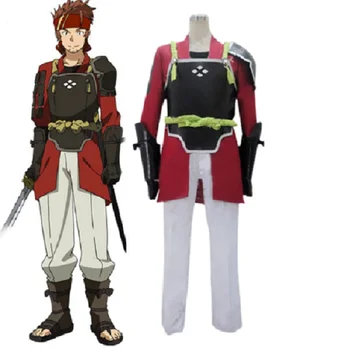 Unisex Anime Cos Sword Art Online Ryotaro Tsuboi Klein Hizmetçi Savaşır Cosplay Kostüm Setleri