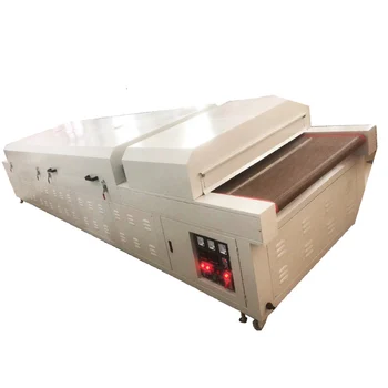 EKO ır ısıtıcı kurutma makinesi ır hızlı kurutucu serigrafi için sıcak hava tüneli uçak IR kurutma konveyör giysi makinesi
