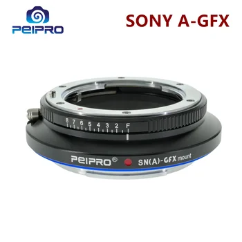 PEIPRO SN - GFX lens adaptörü Dönüştürücü SONY Bir Lens Fujifilm GFX100S/50S2 / 50R / 50 S dağı Kameralar