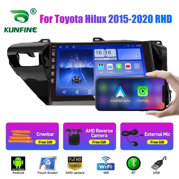 Araba Radyo Toyota Hilux 2015-2020 İçin 2Din Android Octa Çekirdek Araba Stereo DVD GPS Navigasyon Oynatıcı Multimedya Android Otomatik Carplay