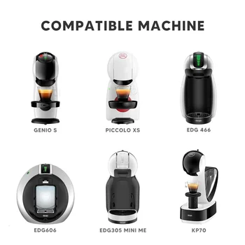Kahve Gusto Dönüştürmek Aksesuarları Pod Kapsül Adaptörü Makinesi Dolce Kapsül Doldurulabilir Nespresso Kullanımlık