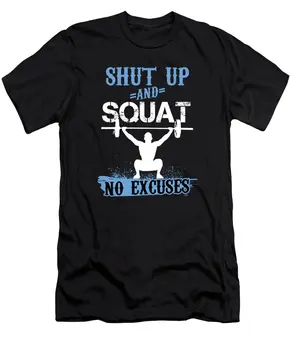 Squat Halter Egzersiz Spor Vücut Geliştiriciler vücut geliştirme egzersizi Barbells Hediye T-Shirt
