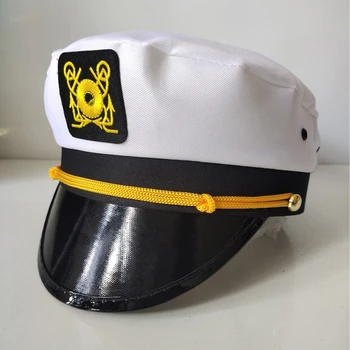 Donanma Deniz Şapka Yat Kaptan Şapka Kaptan Kostüm Erkekler Bere Donanma Deniz Şapka Resmi Elbise
