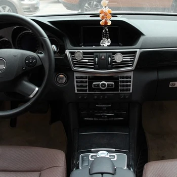 Oto İç Merkezi Konsol Düğmesi Paneli Anahtarı Paneli Dekoratif Kapak Trim İçin Mercedes Benz W212 E Sınıfı 2009-2015