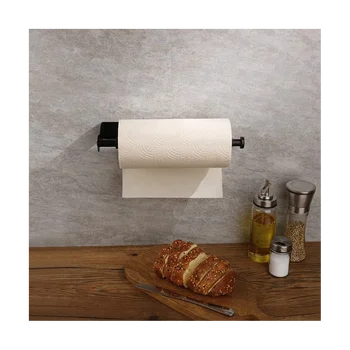 Kağıt havlu tutacağı, Mutfak Banyo için Sönümlemeli Dolap Altı kağıt havlu tutacağı, Duvara Monte kağıt havlu tutacağı