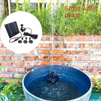 1.4 W Mini Güneş Çeşme Pompası Güç Paneli Kiti GÜNEŞ panelı Su Pompası Bahçe Havuzu su çeşmesi Kapalı Kuş Banyosu Açık