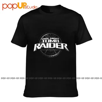 2001 Lara Croft Tomb Raider Film Üretim Ekibi Promosyon video oyunu T-shirt Tee Gömlek Üst Ekleme