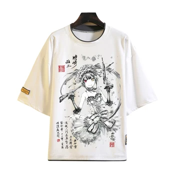 TARİH A canlı T-shirt Anime T Shirt erkek Kadın t shirt Tokisaki Kurumi Yoshino Yatogami Tohka cosplay t shirt