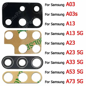 Arka Arka Kamera lens camı Samsung Galaxy A73 A03 A03s A13 A23 A33 A53 5G Lens kapağı Onarım Değiştirme