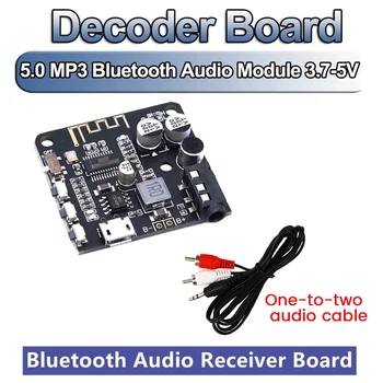 BT5. 0 Ses Pro Alıcı MP3 Bluetooth Dekoder Kayıpsız araba hoparlörü ses amplifikatörü devre kartı modülü ile 1-To-2 Ses Kablosu