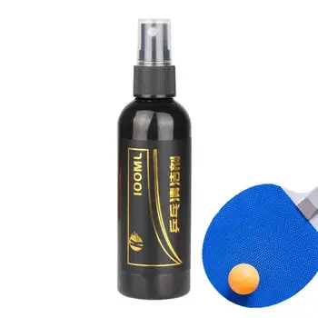 Masa Tenisi Raketi Bakım Seti Ping-Pong Raket Kauçuk Temizleyici 100ml Masa Tenisi Raketi temizleme spreyi Ping-Pong Yarasa ve Bıçak