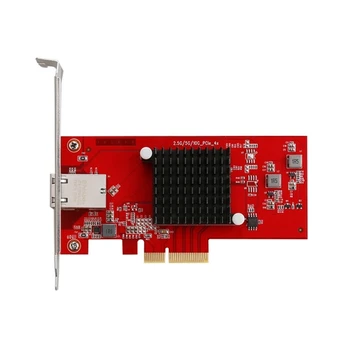 X520 DA1 için Yüksek Hızlı 10GbE PCIe3.0 4xNetworks Kartı,Tek SFP+Bağlantı Noktası Masaüstünüz için Hızlı 10GbE Bağlantılarını Serbest Bırakın