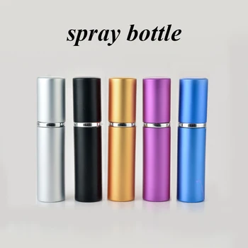 Seyahat Sprey Şişesi Doldurulabilir Parfüm Sprey Şişesi Uygun Kozmetik Konteyner Küçük Taşınabilir Atomizer Metal Alüminyum