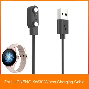 Güç Adaptörü için Uyumlu Luoneng KW30 USB Hızlı şarj kablosu Kablosu Dock Braketi Smartwatch İstasyonu