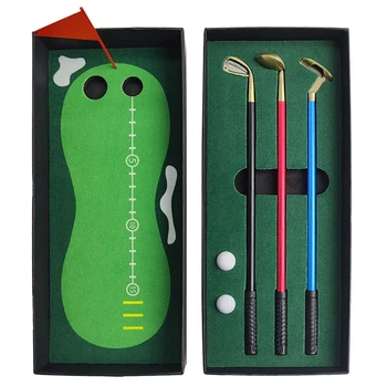 Minyatür kursu ile Golf temalı kalem seti-herhangi bir fırsat için mükemmel pratik hediye Ofis ev ve oyun için Ideal