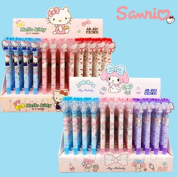 Yeni 60 adet Sanrio Jel Kalemler Kawaii Hello Kitty Melody Öğrenci Ofis İmza Nötr Kalem Okul Malzemeleri Kırtasiye Toptan