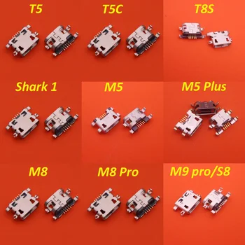 2 adet Leagoo T5 T5C M5 M5 Artı M8 M9 Pro Köpekbalığı 1 S8 Güç şarj portu jak soketi fiş konnektörü Mini mikro usb Onarım Bölümü