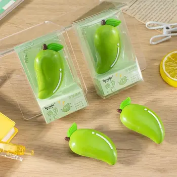 Yüksek Elastikiyet Mango Şekli Silgi Simülasyon Mango Traceless Eğlenceli Oyun Silgi Meyve Şekli Tozsuz Kalem Silme Silgi