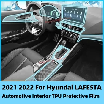 2021 2022 Hyundai LAFESTA Araba İç Şanzıman paneli Pano Gps Navigasyon Ekran Şeffaf TPU koruyucu film