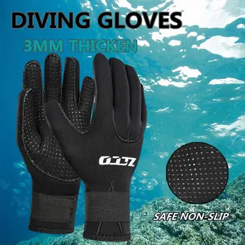 3mm neopren yüzme dalış eldiveni neopren eldiven Aşınmaya dayanıklı Soğuk prooffor kış yüzme Sörf Şnorkel Dropship