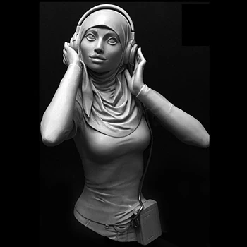 1/10 antik savaşçı kadın büstü Reçine şekilli kalıp kitleri Minyatür gk Unassembly Boyasız