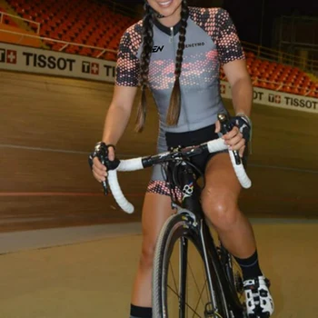 ENCYMO Tek Parça Tayt Giyim Bisiklet Triatlon Skinsuit Setleri Maillot Ropa Ciclismo Jel MTB Bisiklet Jersey
