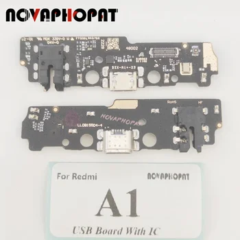 Novaphopat Redmi İçin A1 / A1 Artı + USB şarj ünitesi Bağlantı Noktası Fişi Kulaklık Ses Jakı Mikrofon MİKROFON Flex Kablo Şarj Kurulu