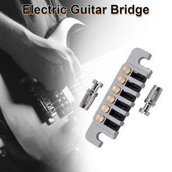 LP Elektrik Gitar TP - 6 Köprü Çerçeve Sop Çubuk Retro Köprü Tailpiece Kuyruk Parçası Geri Dönüşümlü Dize Kodu Les Paul / SG / ES / EPI