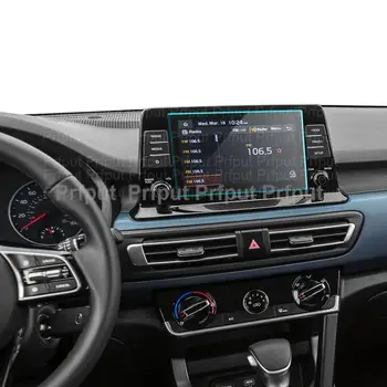 Temperli cam Ekran Koruyucu İçin Kia Seltos LX 2021 2022 Araba bilgi-eğlence Multimedya Radyo Ekran Oto İç