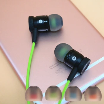 3 Pairs Kulaklık Silikon Yastık Kapakları Kapaklar S / M / L Kulak Tomurcukları Jeller Kulaklık Başlıkları