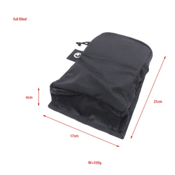 Teknik Tüplü Dalış saklama çantası ağırlık kemeri Kurşun Cep Eklemek Bacak BCD Dayanıklı Naylon Dalış saklama çantası