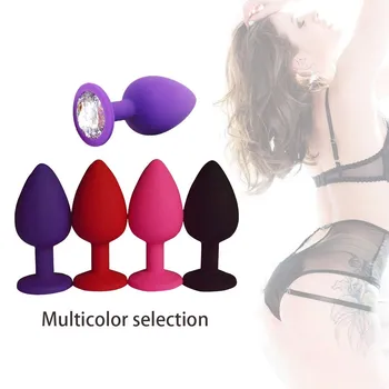 S/M / L Silikon Anal Plug prostat masaj aleti Anal Eğitmen Butt Plug mastürbasyon için seks oyuncakları Erkekler Kadınlar İçin Unisex Yetişkin Ürün
