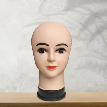 Kadın Kel Manken Kafa Istikrarlı Taban Peruk Tutucu Saç Parçaları Peruk Yapımı