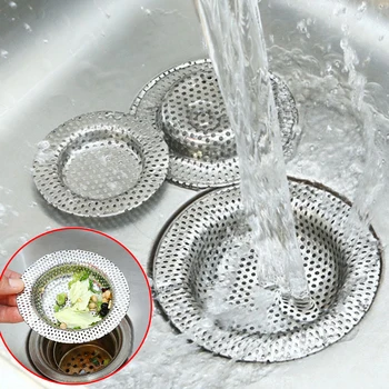 Paslanmaz çelik lavabo Örgü Su Lavabo Filtresi döşeme süzgeci kapağı Süzgeç Duş Saç Kaldırmak Banyo Mutfak Aracı